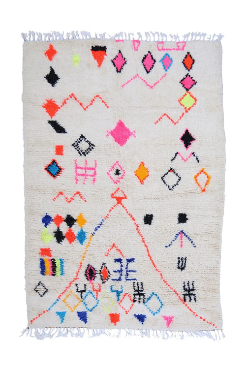 Tapis Berbère Coloré - 257 x 151 cm