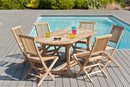 Fun - Salon De Jardin - Teck - Marron