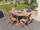 Fun - Salon De Jardin - Teck - Marron