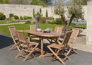 Fun - Salon De Jardin - Teck - Marron