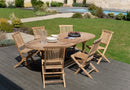 Fun - Salon De Jardin - Teck - Marron