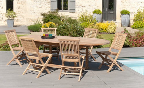 Fun - Garden Furniture 8/10 People - Brown
