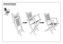 Fun - Lot De 2 Fauteuils Jardin - Teck - Marron