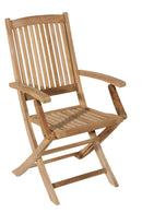 Fun - Lot De 2 Fauteuils Jardin - Teck - Marron