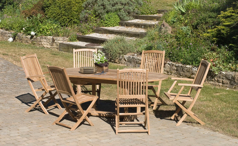 Fun - Lot De 2 Fauteuils Jardin - Teck - Marron