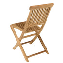 Fun - Lot De 2 Chaises Jardin - Teck - Marron