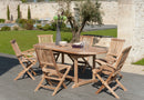 Fun - Lot De 2 Fauteuils Jardin - Teck - Marron