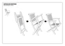 Fun - Lot De 2 Fauteuils Jardin - Teck - Marron