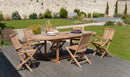 Fun - Lot De 2 Fauteuils Jardin - Teck - Marron