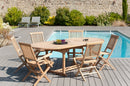 Fun - Lot De 2 Fauteuils Jardin - Teck - Marron