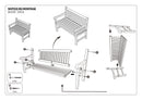 Fun - Banc De Jardin - Teck - Marron