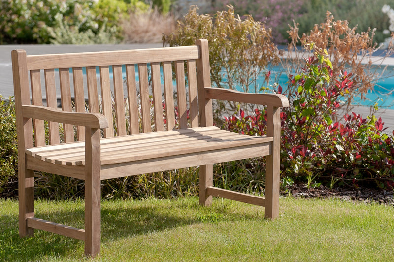 Fun - Banc De Jardin - Teck - Marron