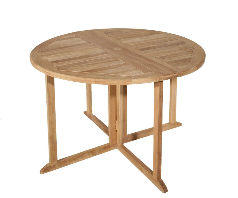 Fun - Table De Jardin - Teck - Marron