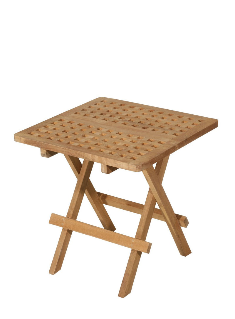 Fun - Table Pique-Nique De Jardin - Teck - Marron