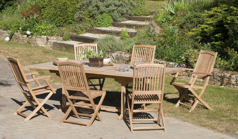 Fun - Table De Jardin - Teck - Marron
