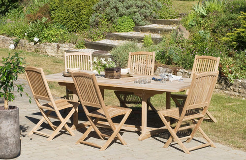 Fun - Garden Table 8/10 People - Brown