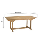 Fun - Table De Jardin - Teck - Marron