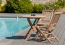 Fun - Table De Jardin - Teck - Marron