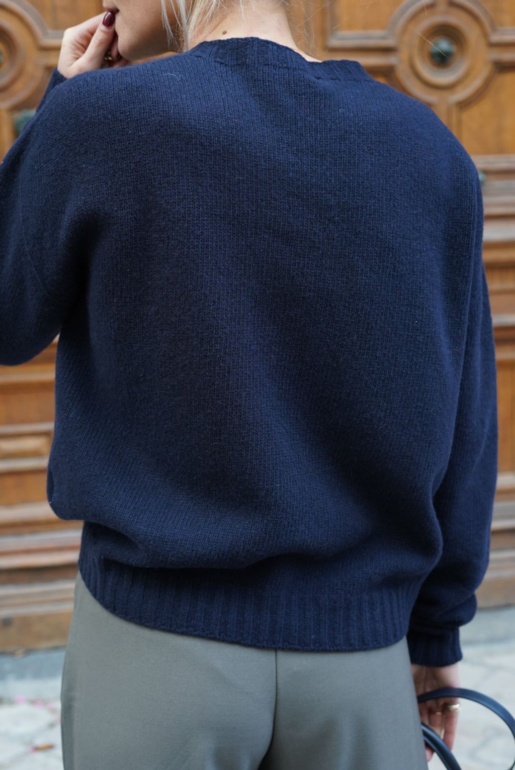 Adrien Navy sweater