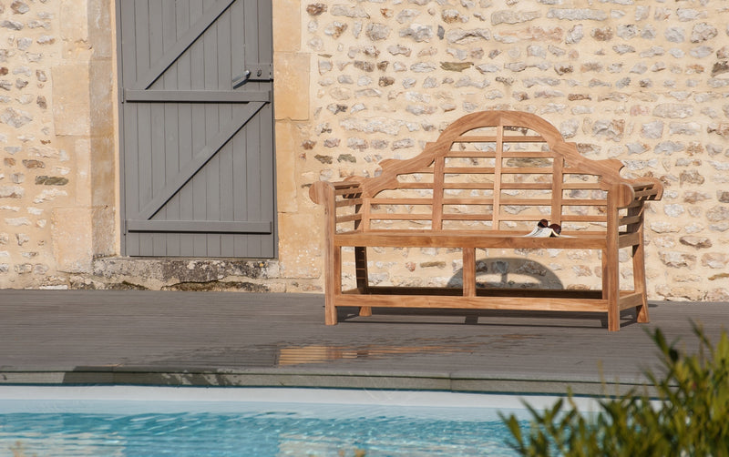 Fun - Banc De Jardin - Teck - Marron