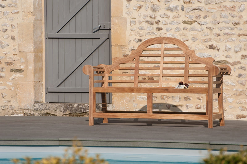 Fun - Banc De Jardin - Teck - Marron