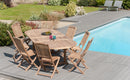 Fun - Table De Jardin - Teck - Marron