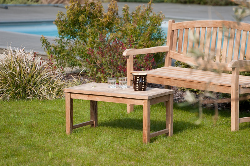 Fun - Table Basse De Jardin - Teck - Marron