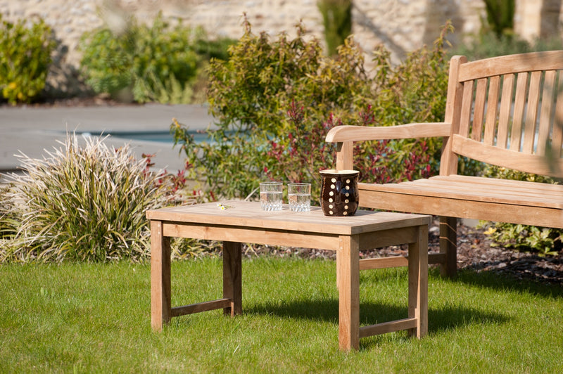 Fun - Table Basse De Jardin - Teck - Marron