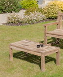 Fun - Table Basse De Jardin - Teck - Marron
