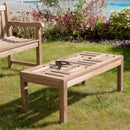 Fun - Table Basse De Jardin - Teck - Marron