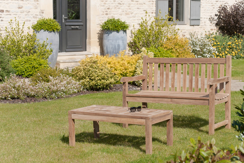 Fun - Table Basse De Jardin - Teck - Marron