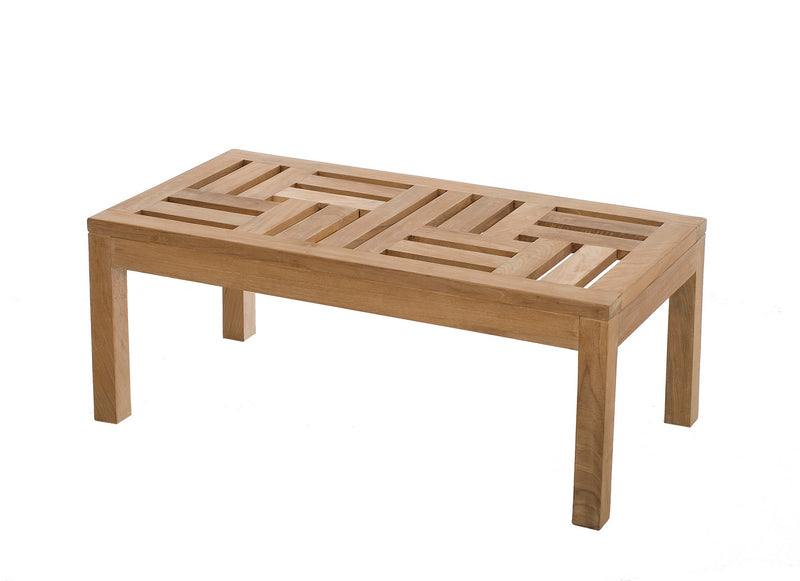 Fun - Table Basse De Jardin - Teck - Marron