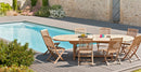 Fun - Salon De Jardin - Teck - Marron