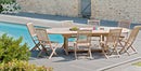 Fun - Salon De Jardin - Teck - Marron