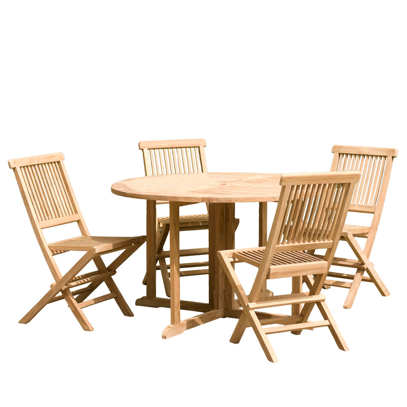 Fun - Salon De Jardin - Teck - Marron