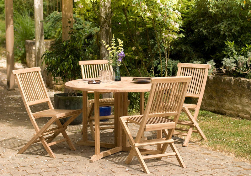 Fun - Salon De Jardin - Teck - Marron