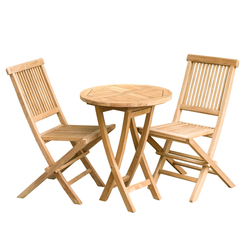 Fun - Salon De Jardin - Teck - Marron
