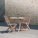 Fun - Salon De Jardin - Teck - Marron