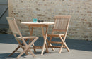 Fun - Salon De Jardin - Teck - Marron
