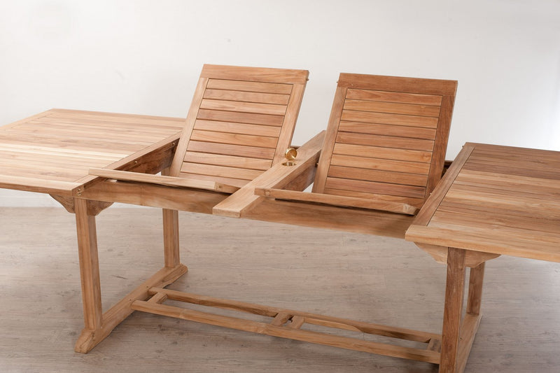 Fun - Table De Jardin - Teck - Marron