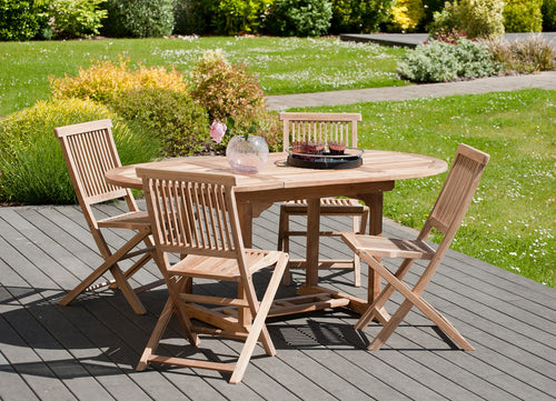 Fun - Garden Table 4/6 People - Brown