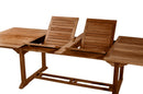 Maeva - Table De Jardin - Teck - Marron