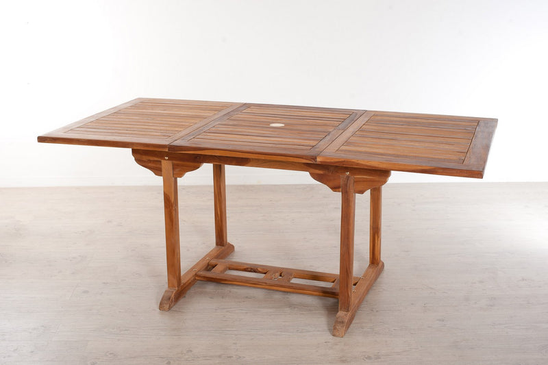 Maeva - Table De Jardin - Teck - Marron
