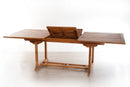 Maeva - Table De Jardin - Teck - Marron