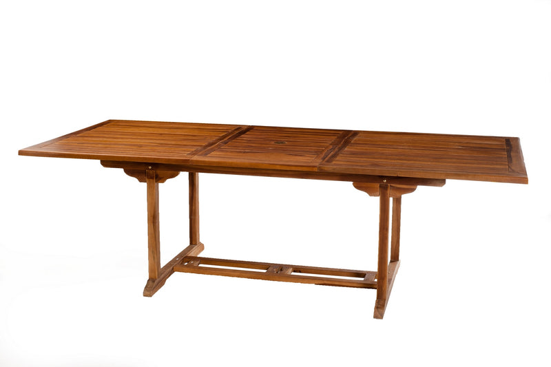 Maeva - Table De Jardin - Teck - Marron