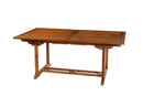 Maeva - Table De Jardin - Teck - Marron