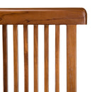 Maeva - Lot De 2 Chaises Jardin - Teck - Marron