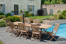 Fun - Salon De Jardin - Teck - Marron