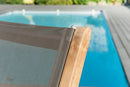 Fun - Lot De 2 Chaises Jardin - Teck - Taupe/Marron