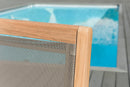 Fun - Lot De 2 Fauteuils Jardin - Teck - Taupe/Marron